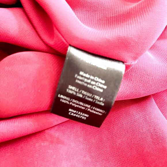 Rachel Zoe Olivia Silk Midi Dress Rust Orange size 10 - Picture 8 of 10